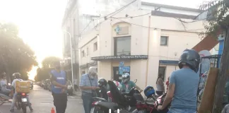 Motos retenidas en Operativo conjunto