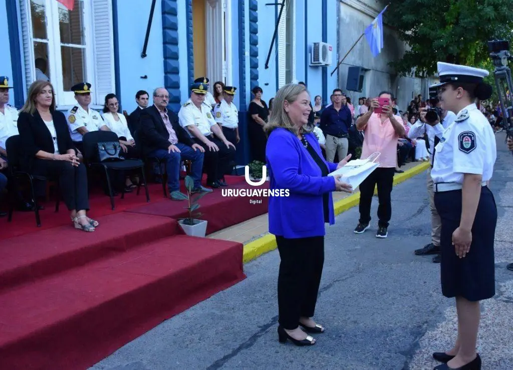 Susana Medina destacó la incorporación de mujeres a la policía