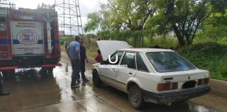 Se incendió un Vehículo en calle Belgrano