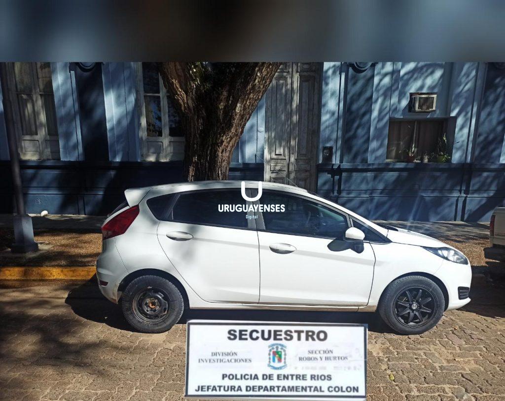 Secuestran en ciudad un auto que había sido robado en Colón