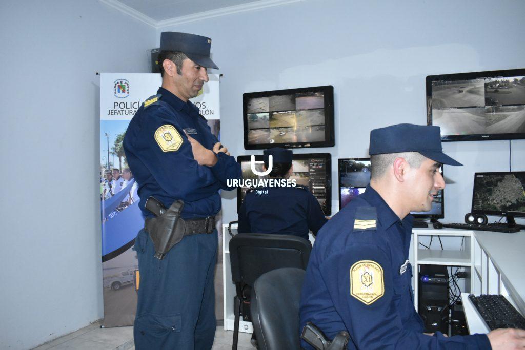 La Jefatura Dptal Colón inauguro la Sala de Comunicaciones y Videovigilancia