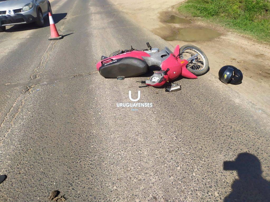 Colón: Accidente en Ex Ruta 26 y Yapeyú