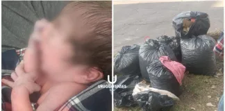 «CREÍ QUE ERA UN GATITO PERO ERA UNA BEBA ABANDONADA EN LA BASURA», DIJO EL CICLISTA QUE LA RESCATÓ