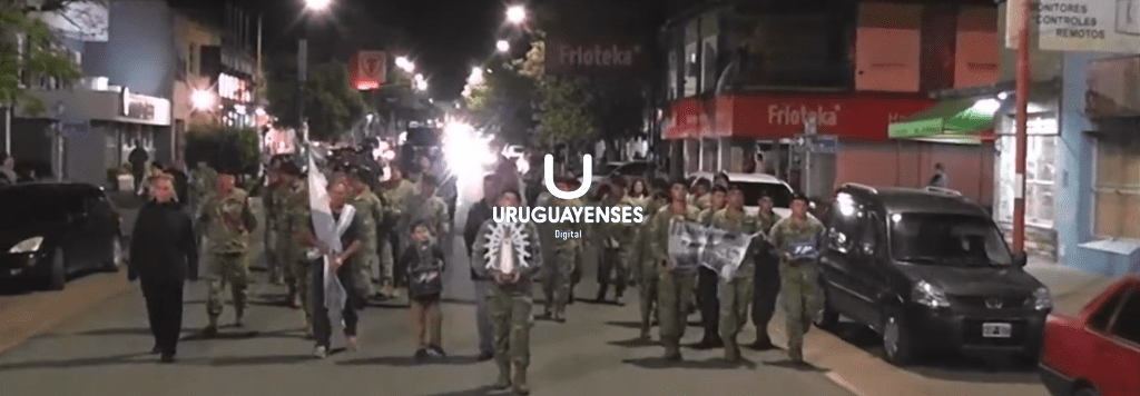 Vigilia en Homenaje a los Héroes De Malvinas Con la Peregrinación De La Virgen De Lujan