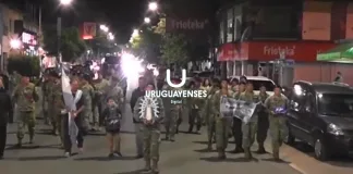 Vigilia en Homenaje a los Héroes De Malvinas Con la Peregrinación De La Virgen De Lujan