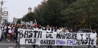 (Video) El Polo Obrero Marcho hoy en Plaza Ramirez