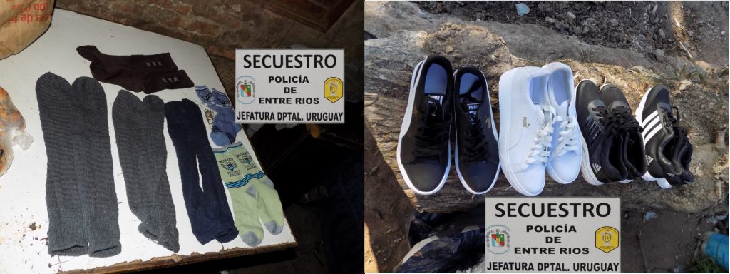 Recuperan elementos robados en una tienda