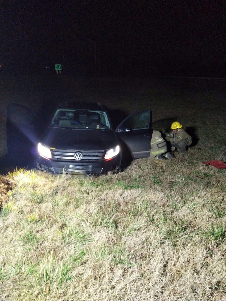 <strong><br>Despiste con lesionado en intersección de ruta 135 y rotonda acceso a Colón</strong>