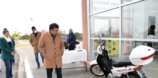 El Municipio dispuso de un motovehículo para traslado de enfermeras en la Isla del Puerto