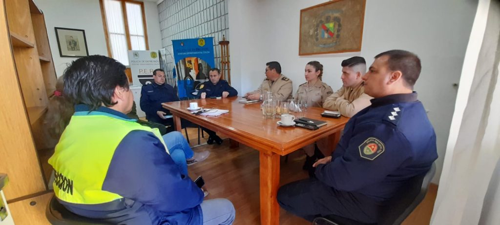 Colón: Coordinación de Operativos y Controles de prevención para las Vacaciones de Julio