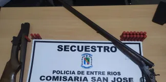 Allanamiento en Colòn y San José por una causa de violencia de Género