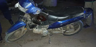 Tuvieron un accidente y la moto tenía pedido de secuestro