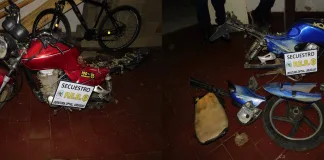 Secuestran tres motovehículos, dos de ellos con pedido de secuestro