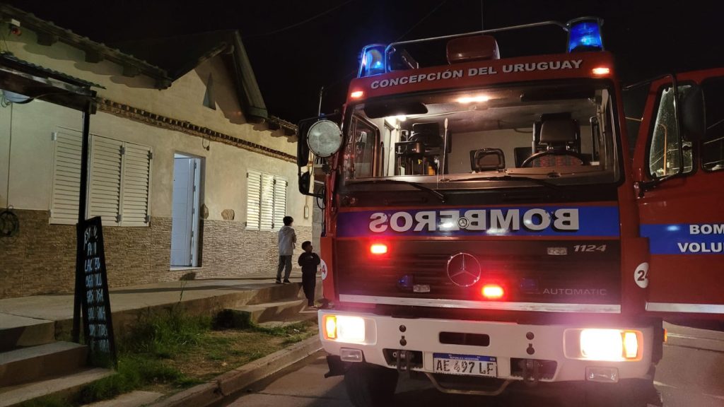 Principio de incendio en una vivienda