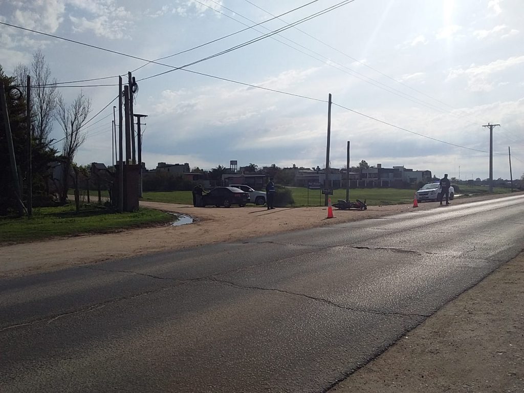 Accidente en la ex Ruta 26