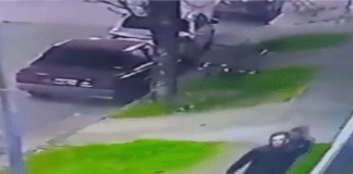 En pocos minutos se robaron una batería de un auto