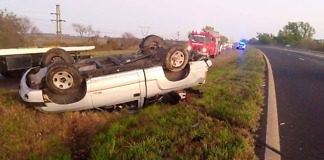Un conductor choco una camioneta y se dio a la fuga en la Autovía