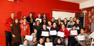 Se brindaron talleres de Educación Sexual Integral a adolescentes del club Tomás de Rocamora