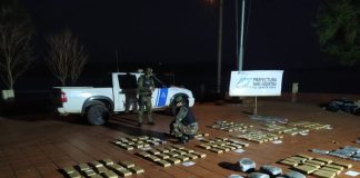 Prefectura: Secuestraron 420 kilos de droga valuada en 62 millones de pesos