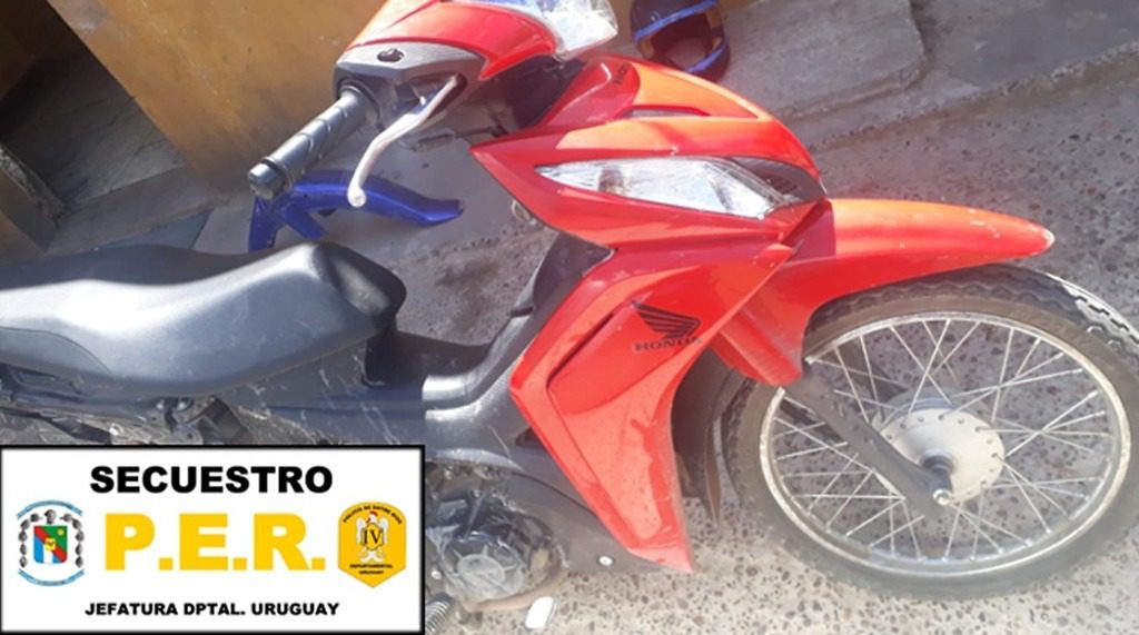 En un allanamiento secuestraron una moto