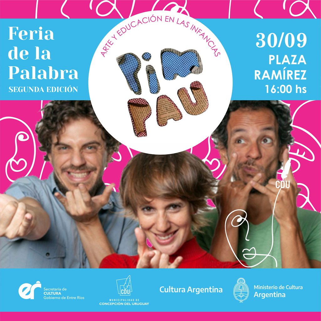 Pim Pau en la Feria de la palabra
