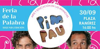Pim Pau en la Feria de la palabra