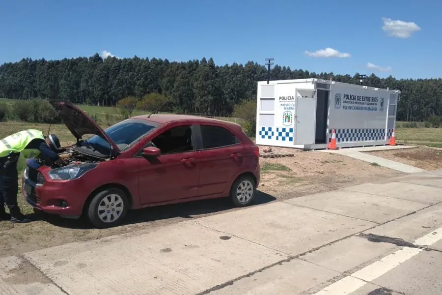 Puesto caminero de Mabragaña: Secuestran un auto con irregularidades