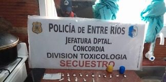 Ocho detenidos en un allanamiento por Narcomenudeo