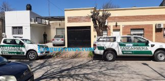 Allanamiento en el Barrio Santa Teresita por Gendarmeria
