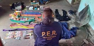 Detienen a un sujeto y recuperan elementos robados en un comercio