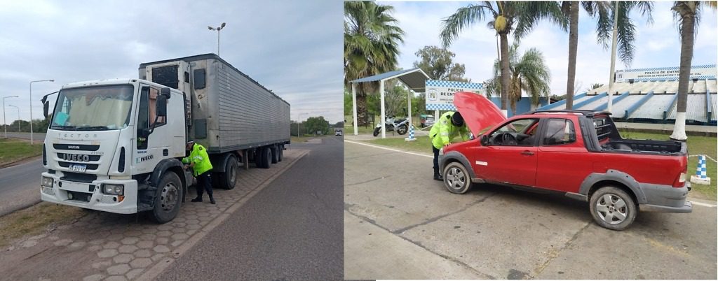 Dos vehículos secuestrados al ingreso a la provincia