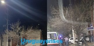 Dos mujeres a bordo de una moto cayeron y una de ella perdió dos piezas dentarias