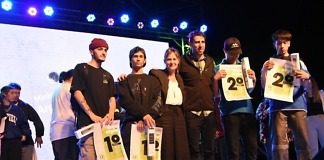 Jóvenes uruguayenses en la competencia federal de culturas urbanas
