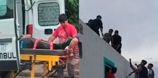 Estaba soldando y recibió una descarga, debió ser hospitalizado