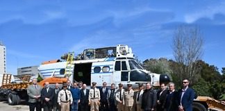 Prefectura donó un helicóptero que participó en la Guerra de Malvinas