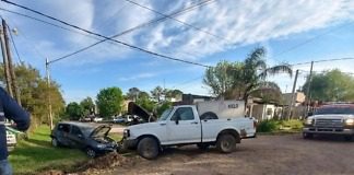 Choque en Colón, ambos conductores dieron positivos el test de alcoholemia