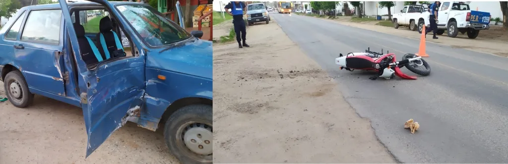 Motociclista resultó con lesiones graves en un accidente en San José