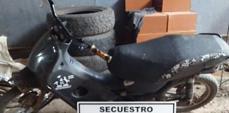 San José, Secuestran una moto con numeración adulterada
