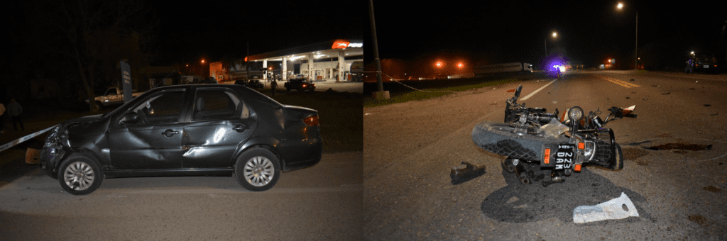 Nogoyá:  Accidente de tránsito con lesiones de carácter graves