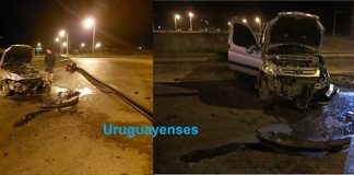 Autovía: Accidente en acceso a Chajarí por usar el celular