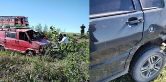 Accidente en Ruta 39 entre dos vehículos