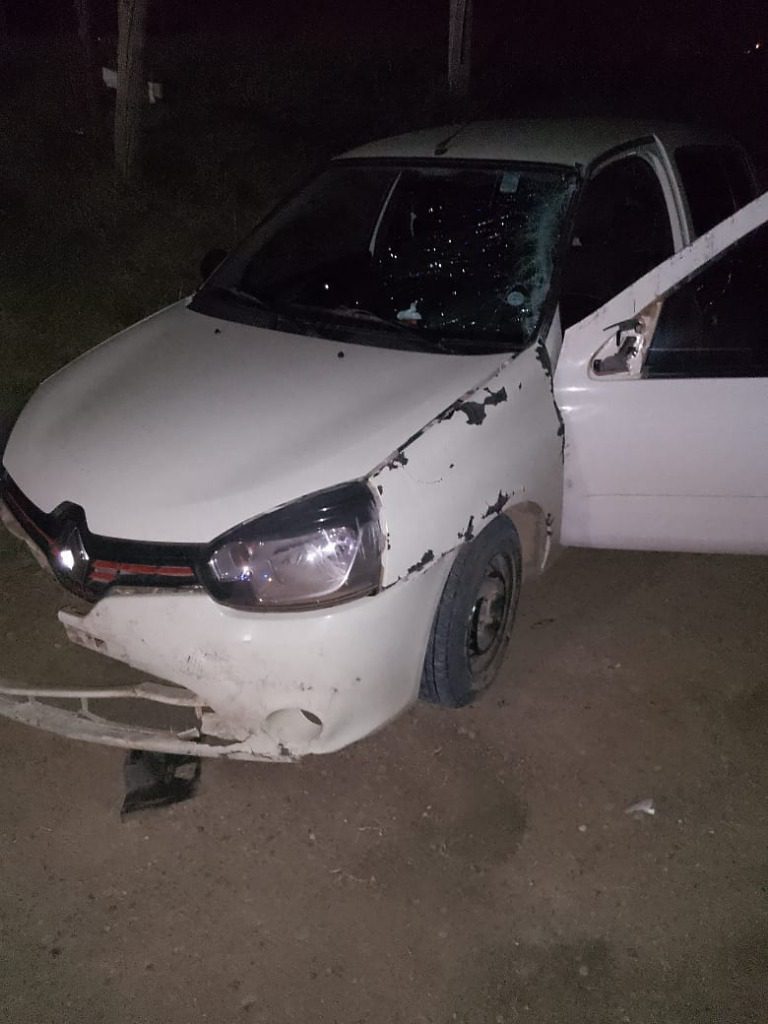 Vuelco de un automóvil