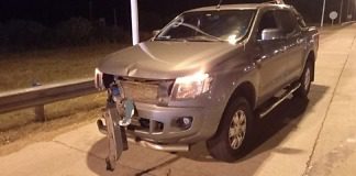 Departamento Colón: Accidente en la Autovía Artigas