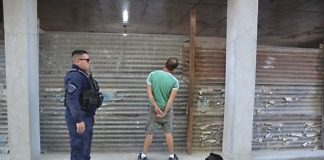 Detenido en una obra en construccion