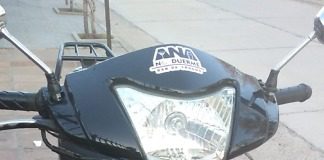 Se robaron una moto en la esquina de la cooperativa Médica