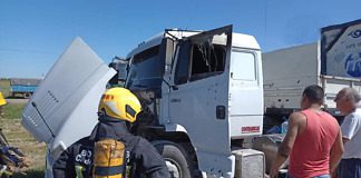 Se incendio un camión en la autovía que trasportaba un producto adictivo