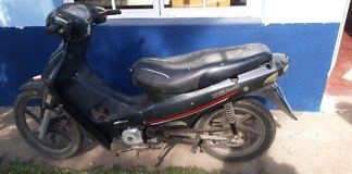 Secuestran una moto con la patente de otra y numeración adulterada