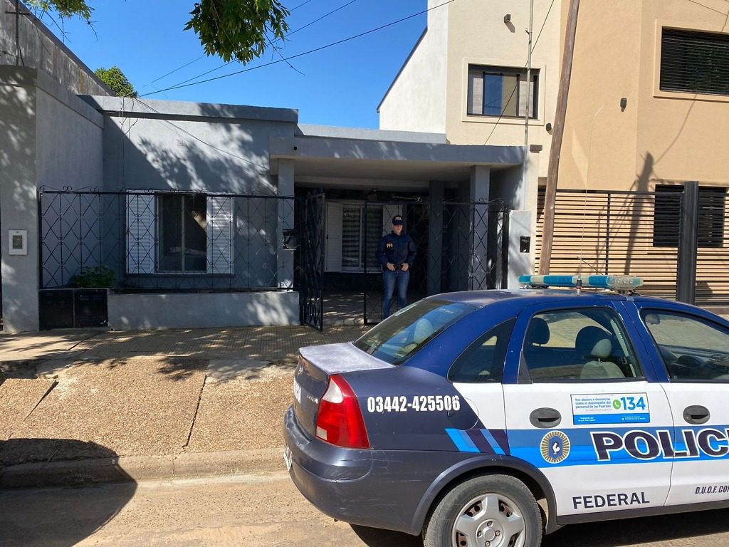 Policía Federal realizó un nuevo allanamiento en la ciudad de Colón