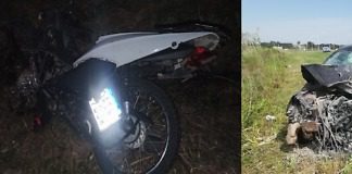 Accidente en ruta 39: Fallecieron dos jóvenes en el acceso a San Justo