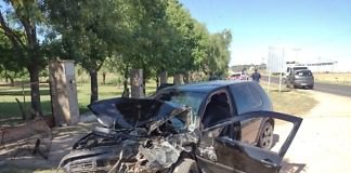 Accidente sobre ex ruta 26, con un lesionado grave